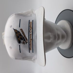 The Game| NWT Vintage MLB Washington Capitals White Sports Cap Snap Back